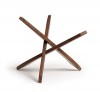Entwine Round Glass Top Coffee Table Detail