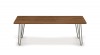 Essentials Rectangular Coffee Table with Metal Legs