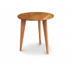 Essentials Round End Table with Wood Legs